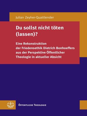cover image of Du sollst nicht töten (lassen)?
